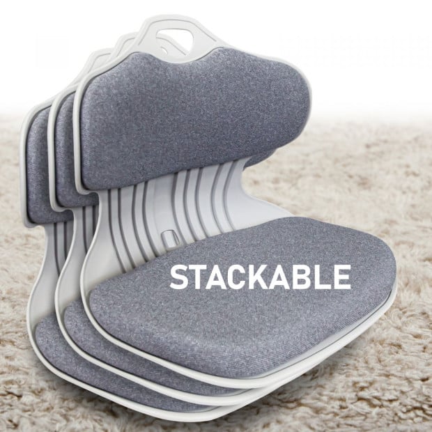 Korean Slender Posture Correction Chair - Grey Image 4