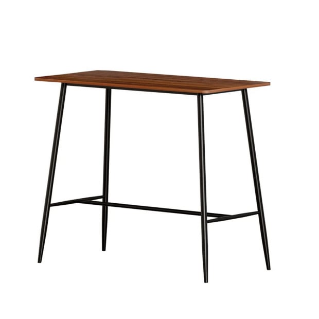 Bar Table Industrial Dining Desk High Wood Kitchen Shelf Wooden Cafe