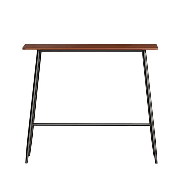 Bar Table Industrial Dining Desk High Wood Kitchen Shelf Wooden Cafe Image 3