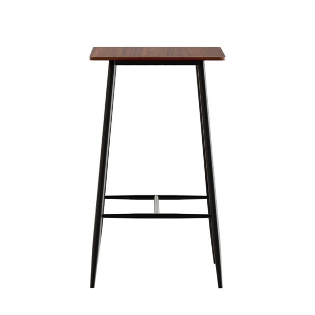 Bar Table Industrial Dining Desk High Wood Kitchen Shelf Wooden Cafe Image 4