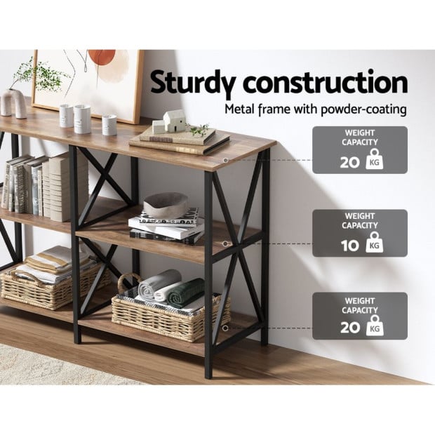 Console Table Hallway Table Entry Desk Retro Metal Display Furniture Image 7