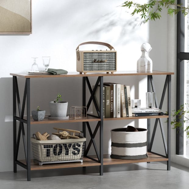 Console Table Hallway Table Entry Desk Retro Metal Display Furniture Image 8