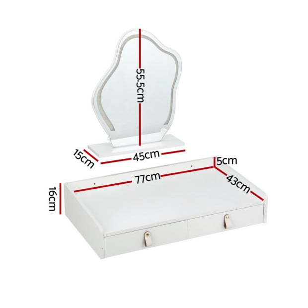 Dressing Table Floating Led White Daphne Image 2