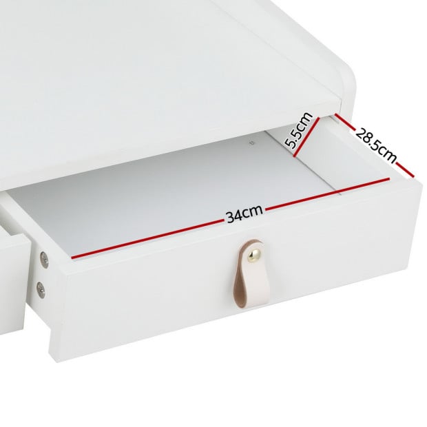 Dressing Table Floating Led White Daphne Image 3