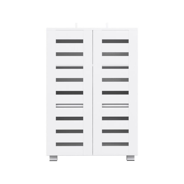 Shoe Cabinet 20 Pairs 5-tier White Alster Image 3