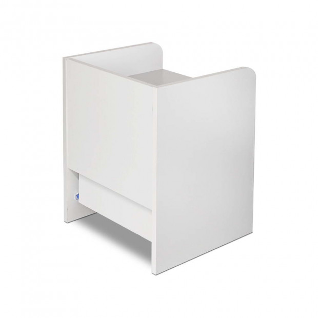 Bedside Table Drawer - White Image 4