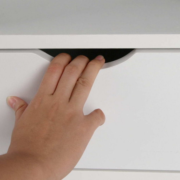 Bedside Table Drawer - White Image 7