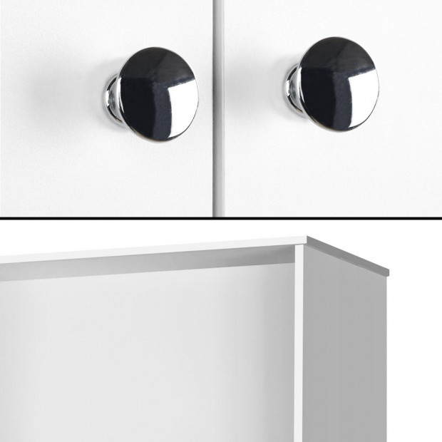 Bathroom Storage Cabinet - White Image 8