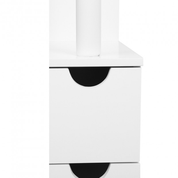 Freestanding Bathroom Storage Cabinet - White Image 6