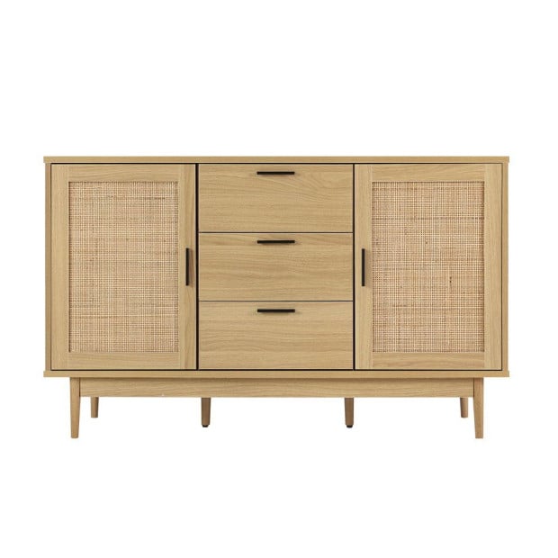 Buffet Sideboard Rattan Furniture Cabinet Storage Hallway Table Image 3