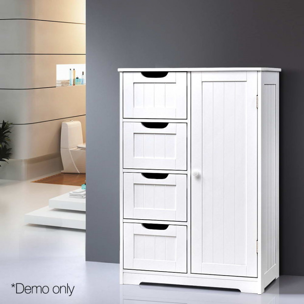 Bathroom Tallboy Storage White