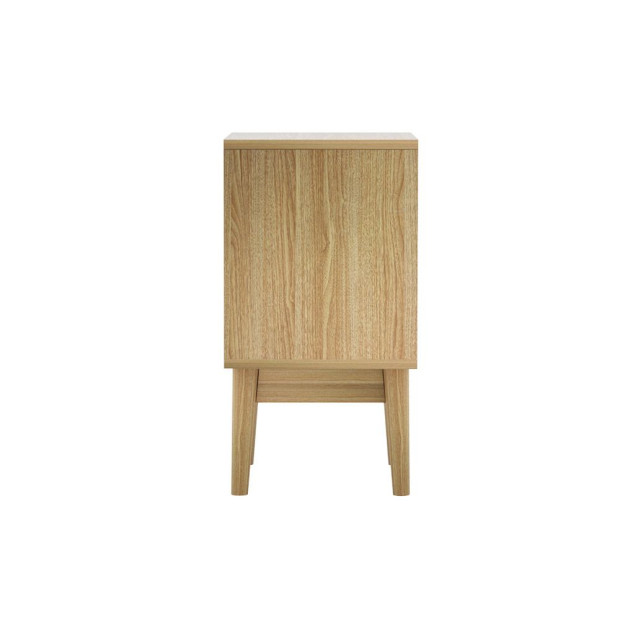 Bedside Tables Rattan 2 Drawers Side Table Nightstand Storage Cabinet Image 4