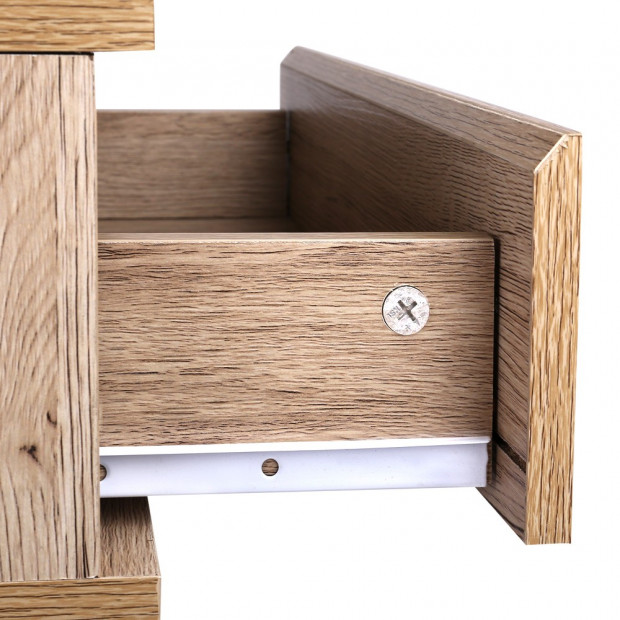Artiss Chest Style Metal Bedside Table Image 5