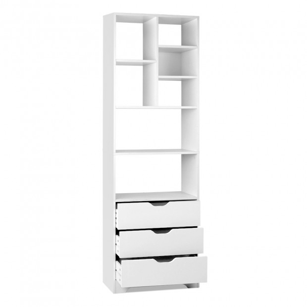 Artiss Display Drawer Shelf - White Image 1
