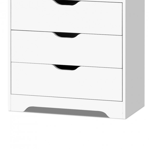 Artiss Display Drawer Shelf - White Image 4