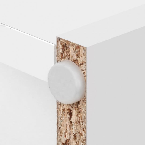 Artiss Display Drawer Shelf - White Image 6