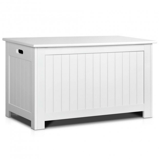 Kids Toy Cabinet Chest White