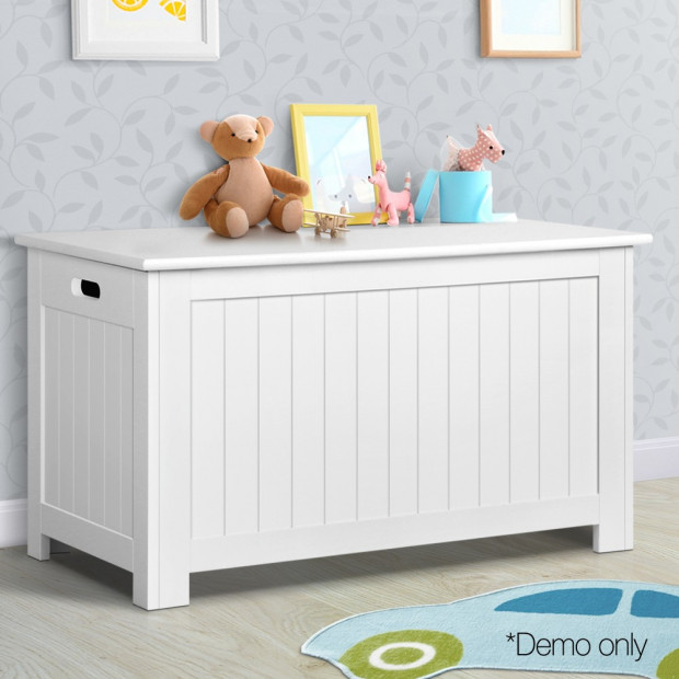 Kids Toy Cabinet Chest White Image 12