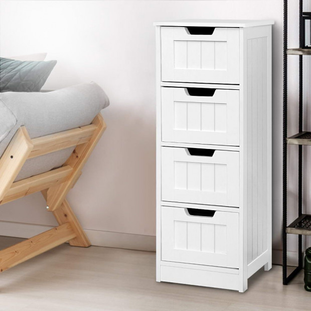 Storage Cabinet Chest of Drawers Dresser Bedside Table Furniture Image 7