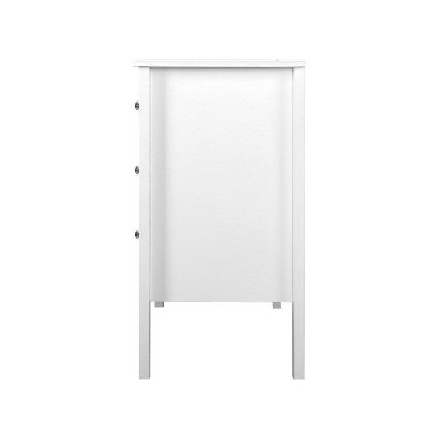 Chest of Drawers Storage Cabinet Bedside Table Dresser Tallboy White Image 5