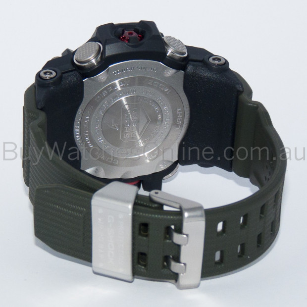 CASIO G-Shock Black/Green Solar Mudmaster Mens Watch GWG-1000-1A3DR Image 2
