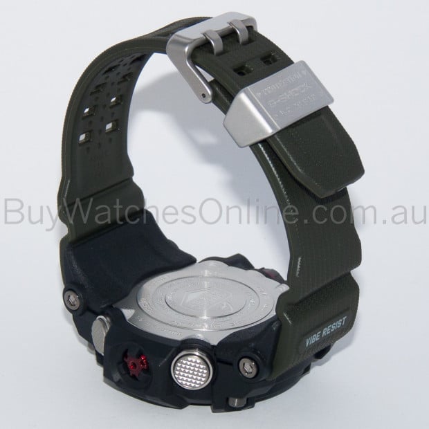 CASIO G-Shock Black/Green Solar Mudmaster Mens Watch GWG-1000-1A3DR Image 3