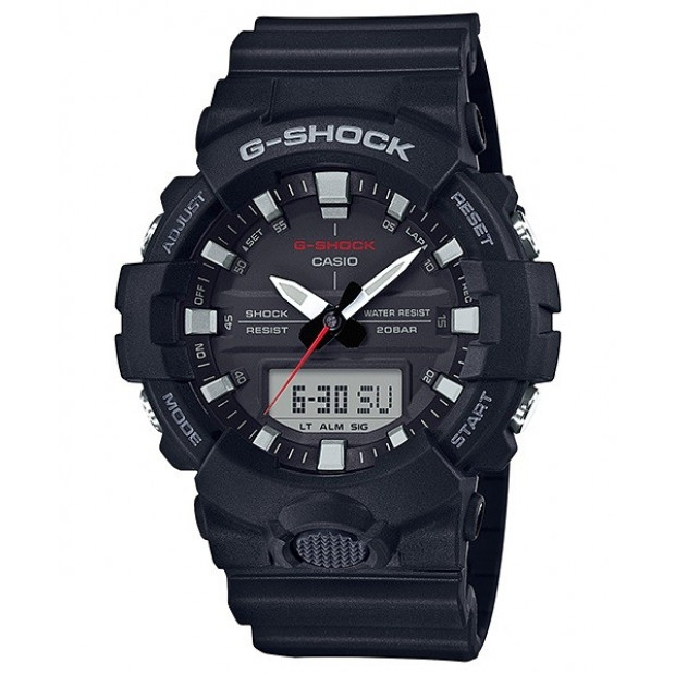 Casio G-Shock Black Analogue/Digital Athlete Watch GA800-1A GA-800-1A