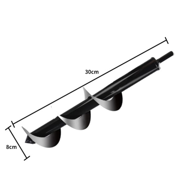 Garden Auger Drill Spiral Earth Bit Power Post Hole Digger Planter Image 3