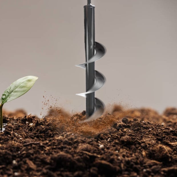 Garden Auger Drill Spiral Earth Bit Power Post Hole Digger Planter Image 8