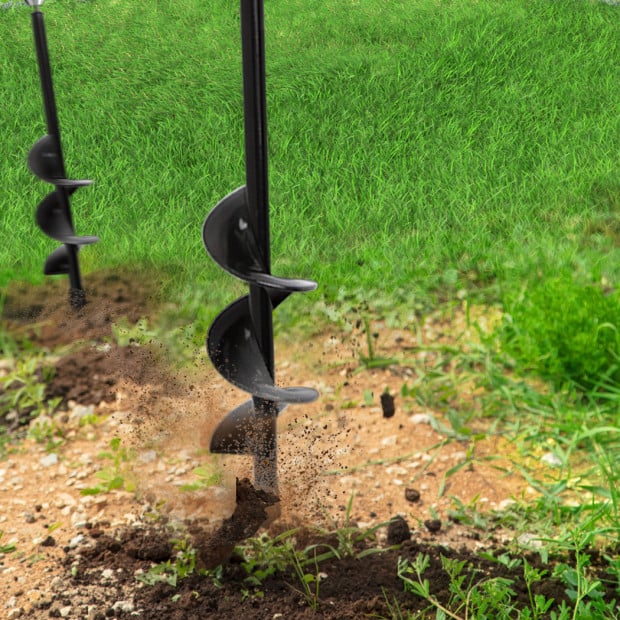 Garden Auger Drill Spiral Earth Bit Power Post Hole 40 x220mm Image 5