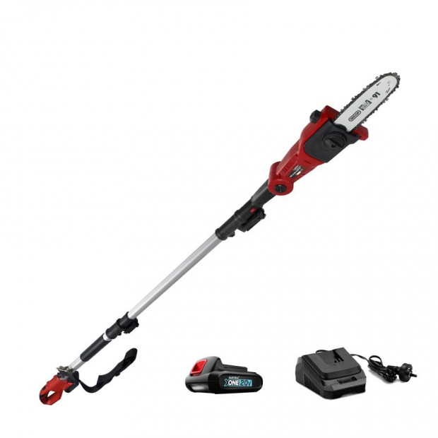 MATRIX 20V X-ONE Cordless Pole Chainsaw Kit with Battery