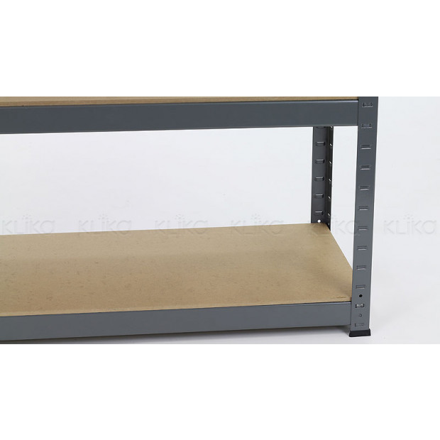 5 SHELF GARAGE STORAGE RACK 180x90cm Image 5