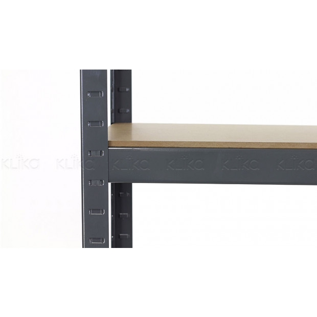 5 SHELF GARAGE STORAGE RACK 180x90cm Image 2