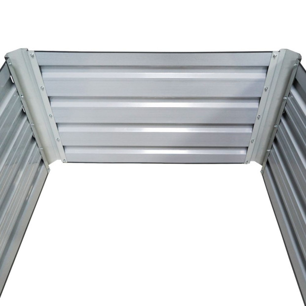 Garden Bed 240x80x45cm Planter Box Raised Container Galvanised Herb Image 4