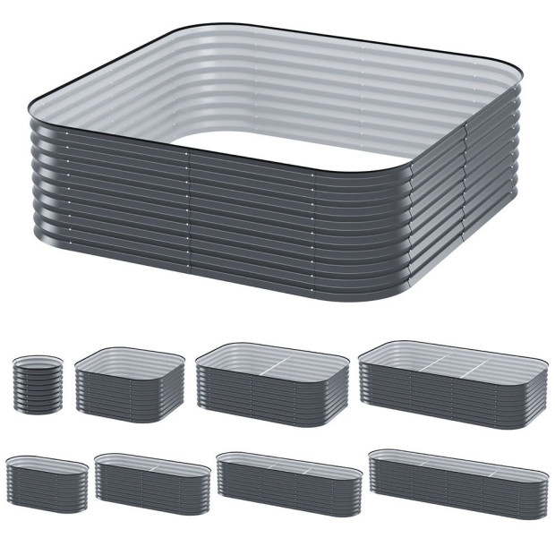Garden Bed 9 In 1 Modular Planter Box 56cm Height