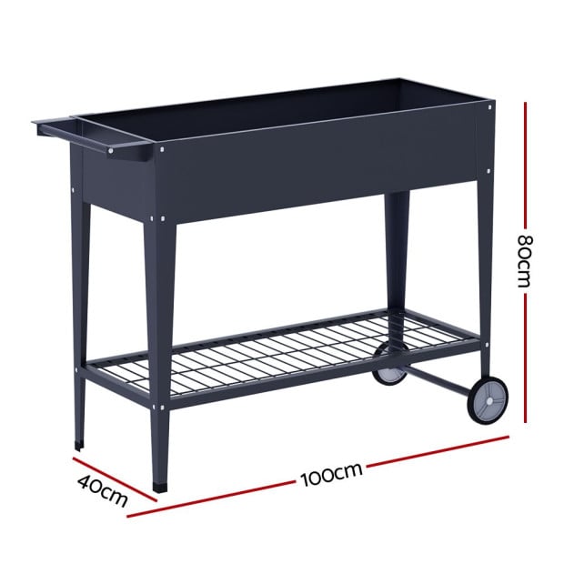 Garden Bed Elevated 100x40x80cm Planter Box Raised Container Herb Image 2