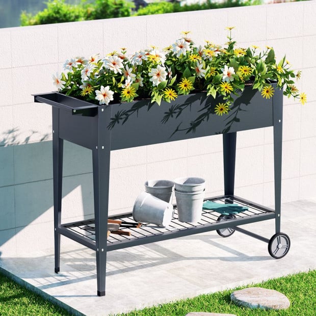 Garden Bed Elevated 100x40x80cm Planter Box Raised Container Herb Image 4