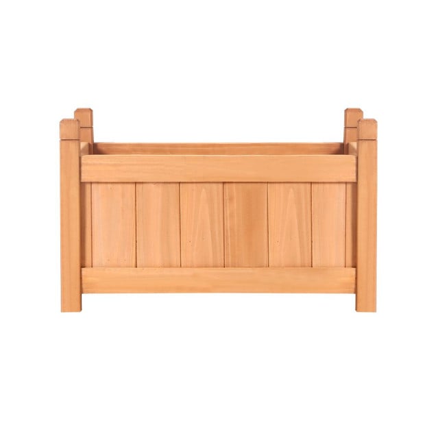 Garden Bed Raised Wooden Planter Box Vegetables 60x30x33cm Image 3