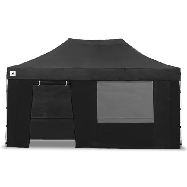 Wallaroo 3x4.5m Popup Gazebo Black Image 5