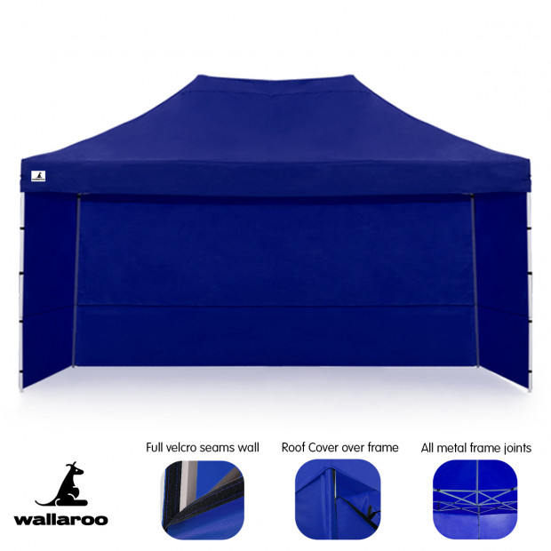 Wallaroo 3x4.5m Popup Gazebo Blue Image 6
