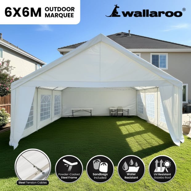 Wallaroo 6x6 Outdoor Event Marquee Wedding Image 10