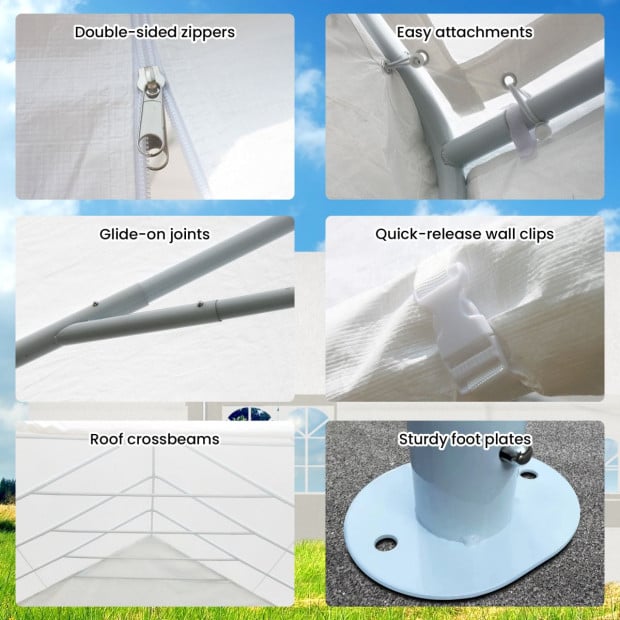 Wallaroo 6x6 Outdoor Event Marquee Wedding Image 8