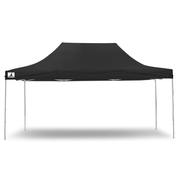 Wallaroo 3x4.5 Marquee Popup Gazebo Black Image 3