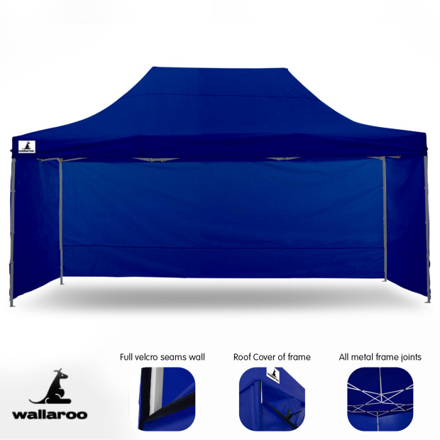 Wallaroo 3x4.5m Popup Gazebo Blue Image 8