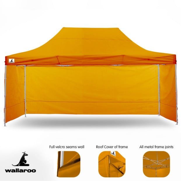 Wallaroo 3x4.5m Popup Gazebo Orange Image 6