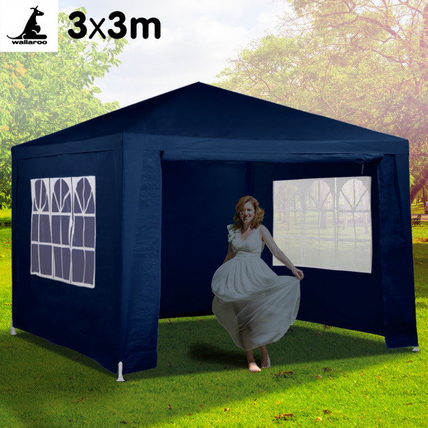 Wallaroo 3x3 outdoor event marquee Blue