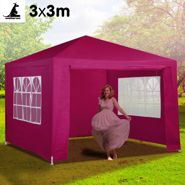 Wallaroo 3x3 outdoor event marquee Pink