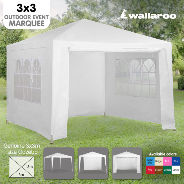 Wallaroo 3x3 outdoor event marquee White