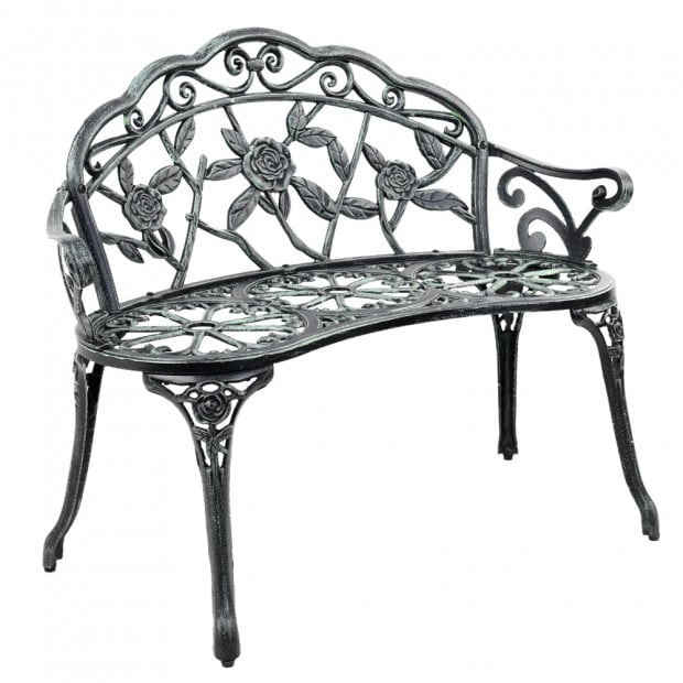 Victorian Garden Bench - Green