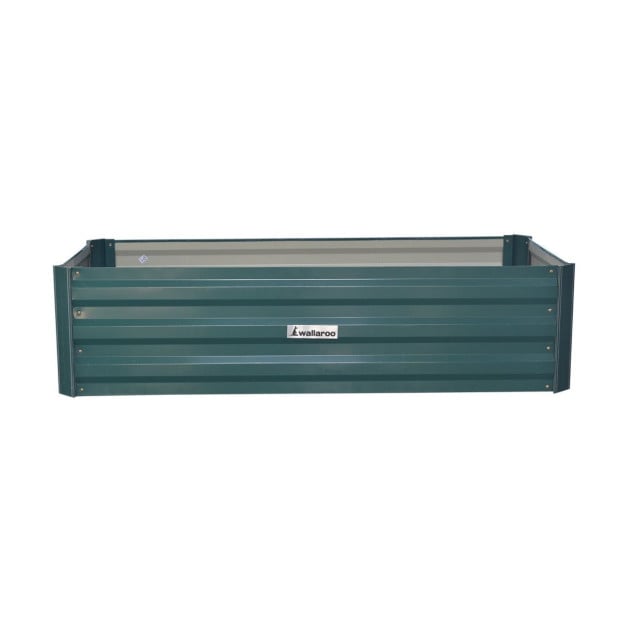 Wallaroo Garden Bed 120 x 60 x 30cm Galvanized Steel - Green Image 3